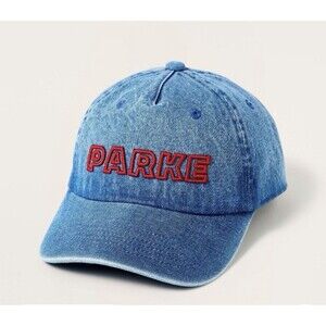 PARKE X TARGET Blue Red DENIM BASEBALL HAT IN HAND NWT
